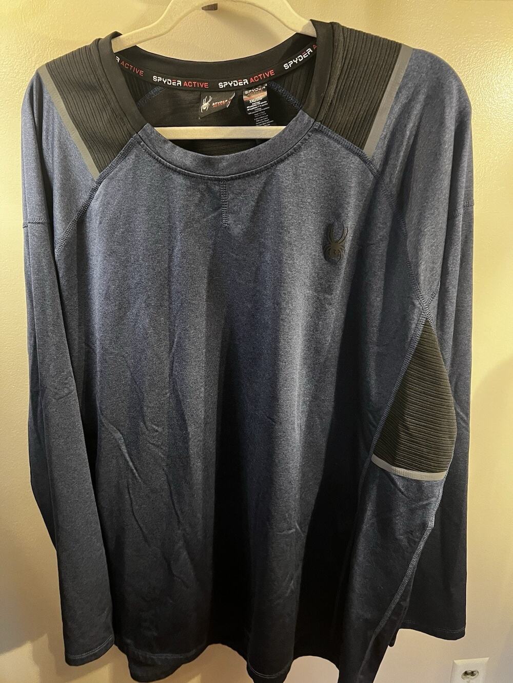 Spyder Active Men’s ProWeb Long Sleeve Performance Shirt Size XXL